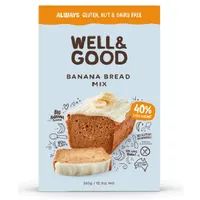 Well&Good Banana Bread Mix 350gm 